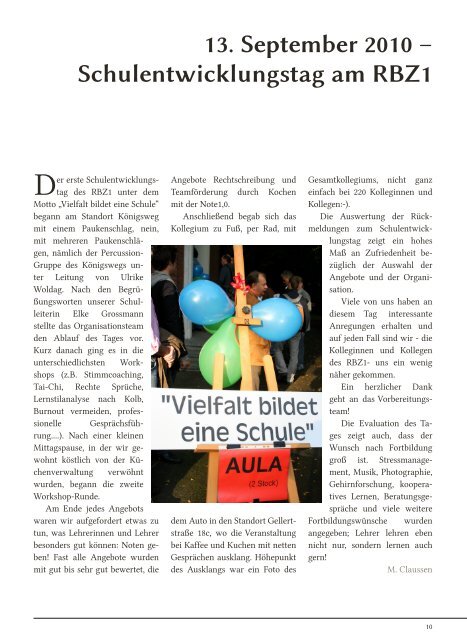 Jahrbuch 2011 - RBZ1