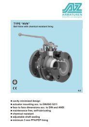 Type NVN Ball-Valve with FEP / PFA – lining