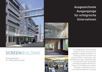 Screen Building - Gemeinde Urdorf