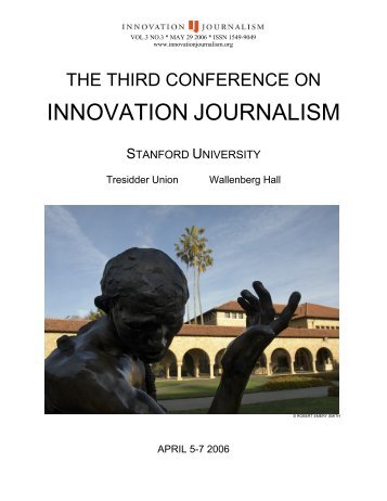 the third conference on innovation journalism - program/abstracts/bios