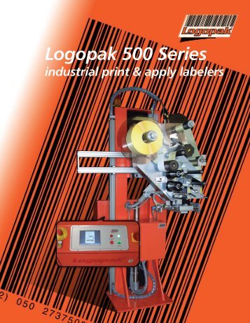 Logopak 500 Series - Barcode Printers | Label Applicators