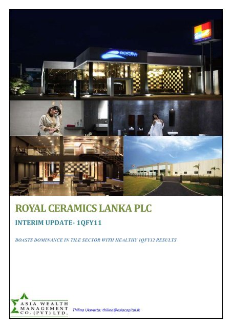 Royal Ceramics LANKA PLC
