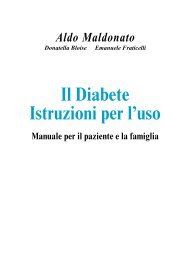 scarica la prima parte del libro in formato .pdf - Diabete.it