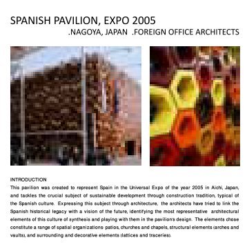 SPANISH PAVILION, EXPO 2005 .NAGOYA, JAPAN .FOREIGN ...