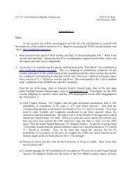 Homework 4 (pdf) - Geotechnical Earthquake Engineering