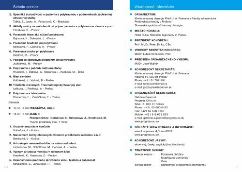 Program v pdf na stiahnutie - Progress - Eu.sk