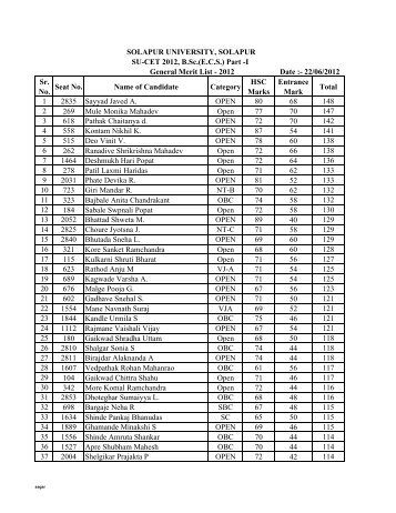 Merge for ECS 1 - Solapur University