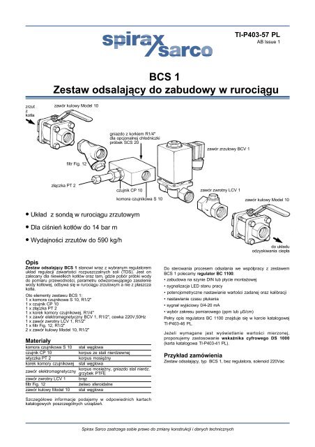 zestaw odsalajÄcy - Termo-Technika