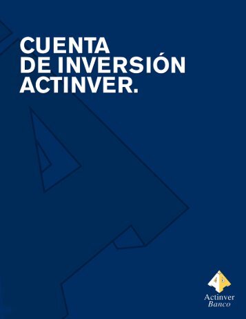 Nuevo Contrato Marco - Actinver