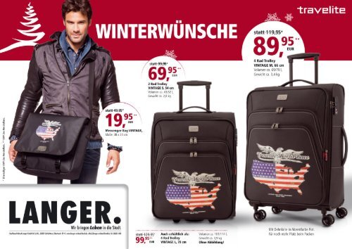 Travelite Weihnachtsflyer