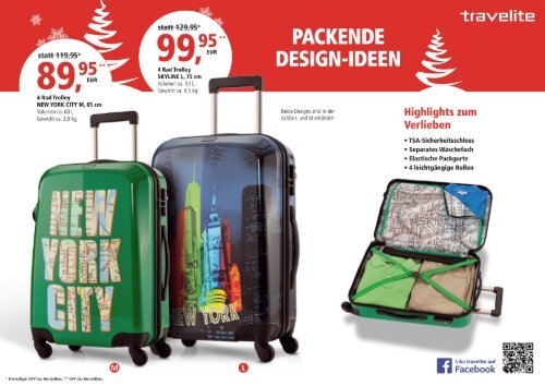 Travelite Weihnachtsflyer