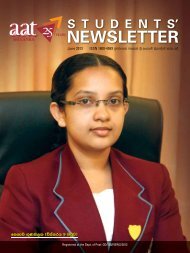 Students' Newsletter - 2013 - The Association of Accounting ...