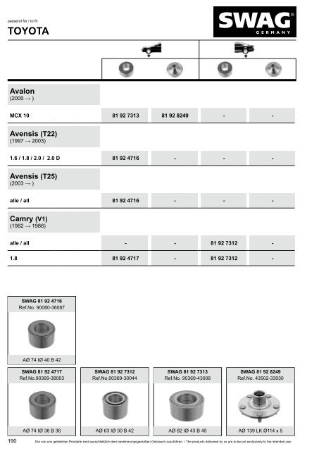 PDF Katalog zum Herunterladen - Alle Kataloge