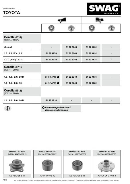 PDF Katalog zum Herunterladen - Alle Kataloge