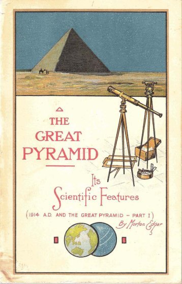 1924 The Great Pyramid Its Scientific Features - Watchtower ...