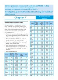 Chapter 7 AS91035 online practice assessment ... - ESA Publications