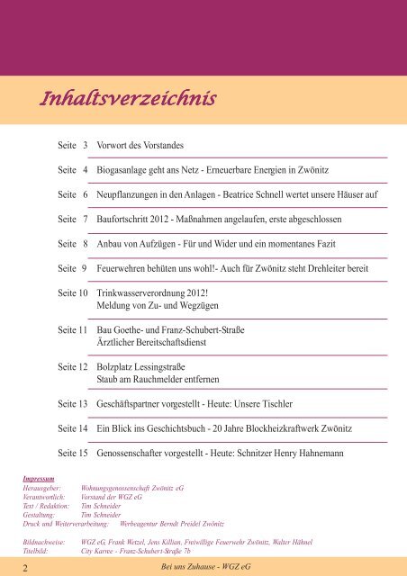 Mitgliederzeitung_05-2012 - Wohnungsgenossenschaft Zwönitz eG
