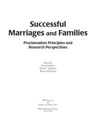 Successful Marriages and Families - BYU Studies - Brigham Young ...
