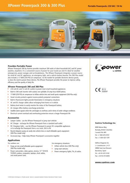 xpower powerpack 400 plus