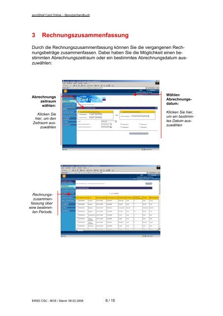 Anmelden in euroshell Card Online