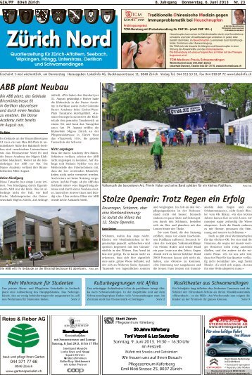 ABB plant Neubau Stolze Openair: Trotz Regen ein ... - Lokalinfo AG