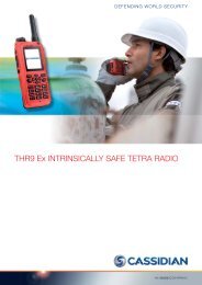 THR9 Ex INTRINSICALLY SAFE TETRA RADIO - Entropia Network