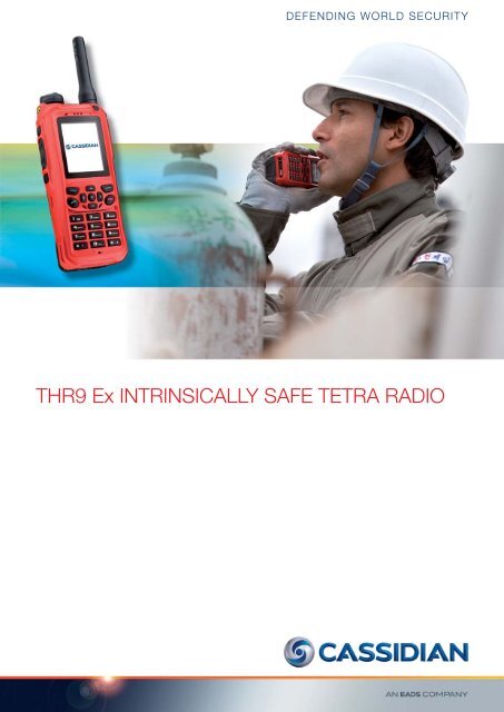 THR9 Ex INTRINSICALLY SAFE TETRA RADIO - Entropia Network