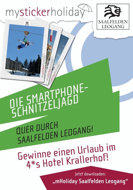 Download Flyer (pdf) - Saalfelden Leogang