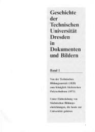 Band 1 - UniversitÃ¤tsarchiv - Technische UniversitÃ¤t Dresden