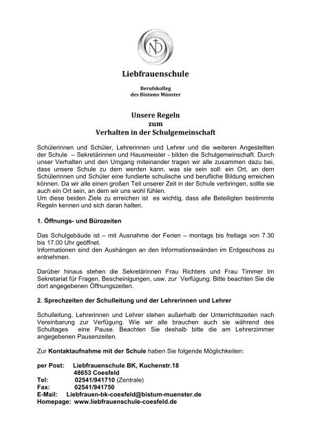 Liebfrauenschule Coesfeld