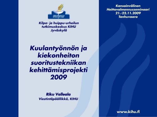 pdf - Kilpa- ja huippu-urheilun tutkimuskeskus