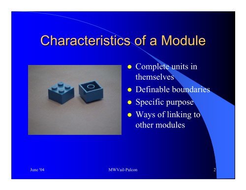 What is a Module? - USA / Canada Region