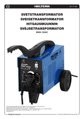 SvetStranSformator SveiSetranSformator HitSauSmuunnin ... - Biltema