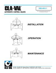 Relief Valve â€“ Model TM 508-4KG-1 - Steven Brown & Associates