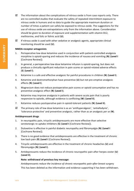 Acute Pain - final version - Faculty of pain medicine - Australian and ...