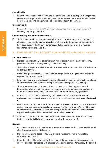 Acute Pain - final version - Faculty of pain medicine - Australian and ...