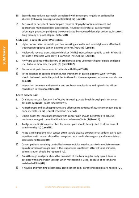 Acute Pain - final version - Faculty of pain medicine - Australian and ...