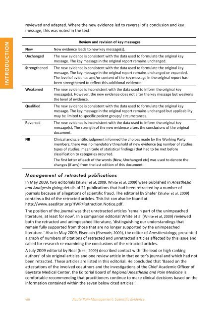 Acute Pain - final version - Faculty of pain medicine - Australian and ...