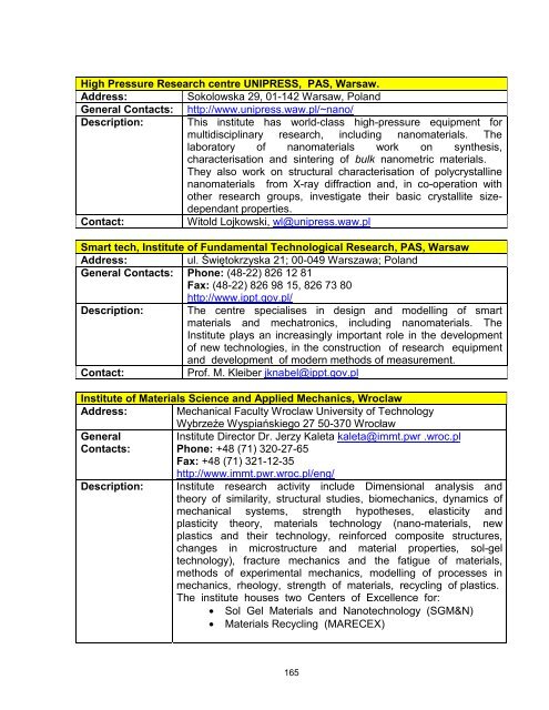 Nanoforum - Nanotech Regulatory Document Archive