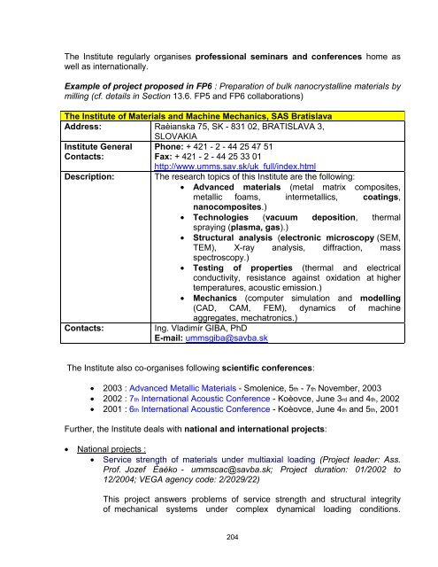 Nanoforum - Nanotech Regulatory Document Archive