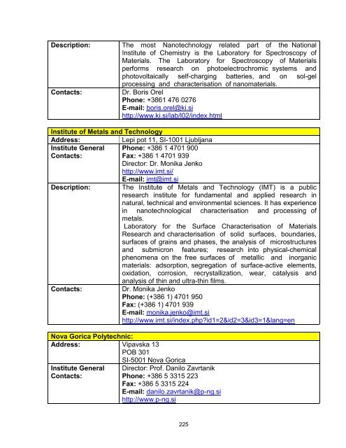 Nanoforum - Nanotech Regulatory Document Archive