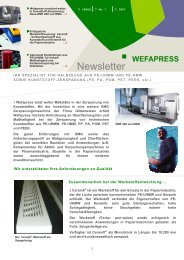 Newsletter A4 - Wefapress Beck & Co GmbH