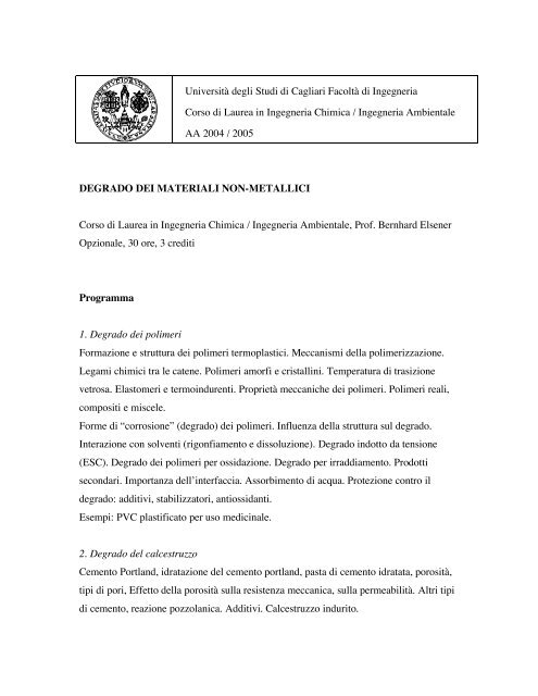 download pdf - DipCIA - UniversitÃ  degli studi di Cagliari.