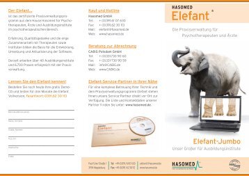 Elefant-Institut-Flyer - der Hasomed GmbH