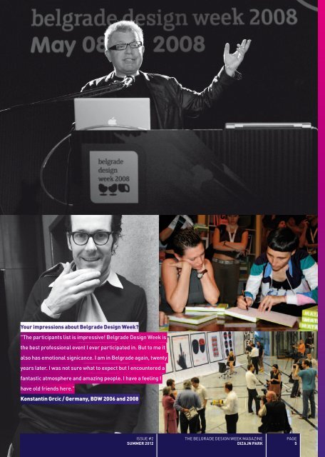 Dizajn Park Magazine 2012 - Belgrade Design Week