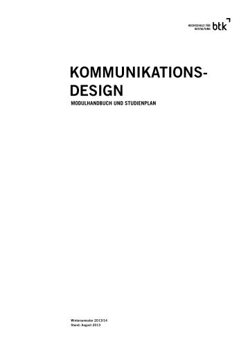 KD Modulhandbuch (PDF, 152KB) - btk