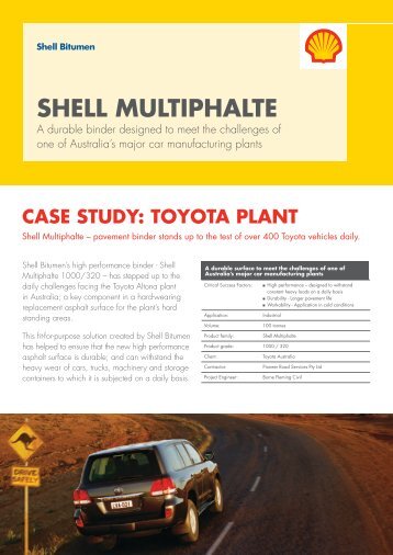 SHELL MULTIPHALTE