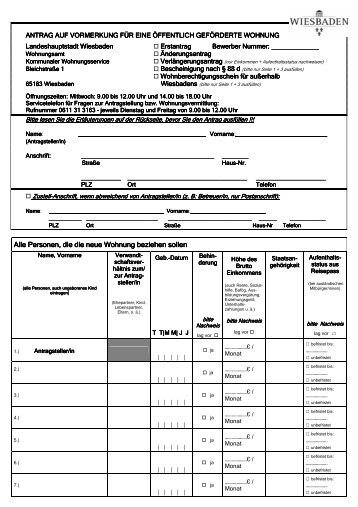 Antrag Wohnungsvermittlung - Wiesbaden-barrierefrei.de