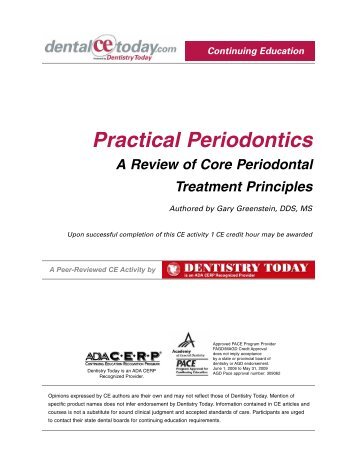 Practical Periodontics: A Review of Core ... - DentalCEToday