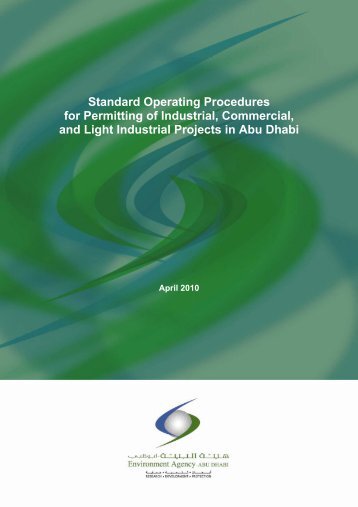 Standard Operating Procedures for Permitting of Industrial ...